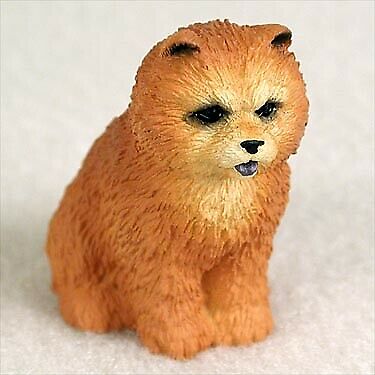 Chow Chow, Red, Dog Figurine, Tiny Ones