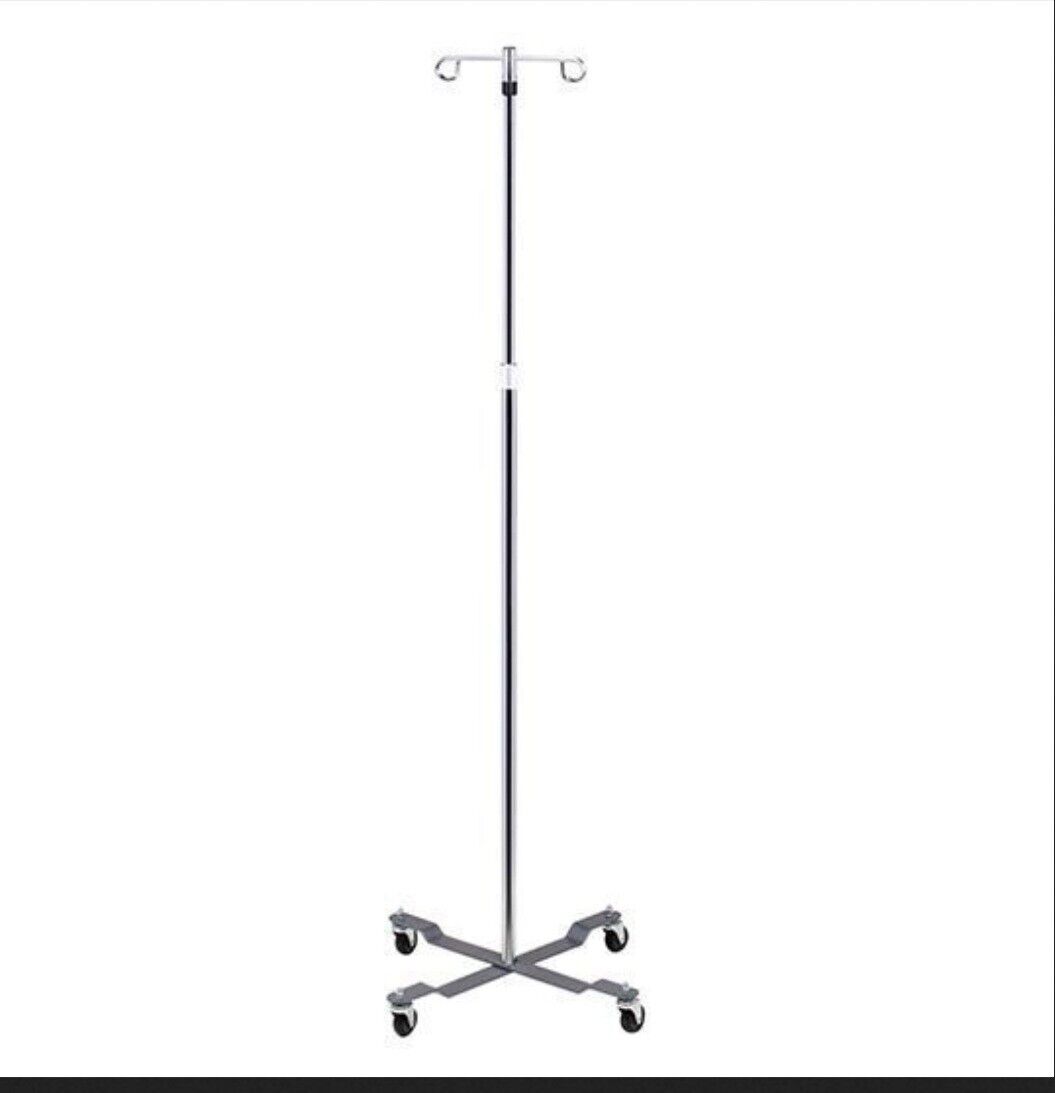 Frontier Products, Inc. 300-2003p Rolling Stainless Steel Iv Stand With Wheels