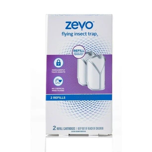 Zevo Flying Insect Trap Refill Kit (pack Of 2) Free Shipping Us
