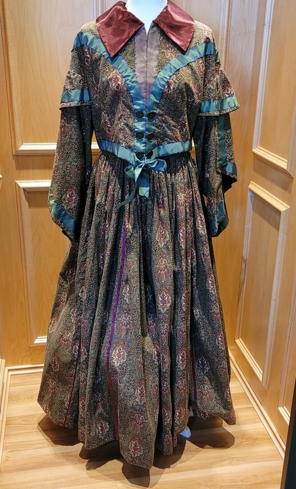 Victorian Edwardian 2 Piece Dress Judie Rothermel Civil War Legacy Fabric