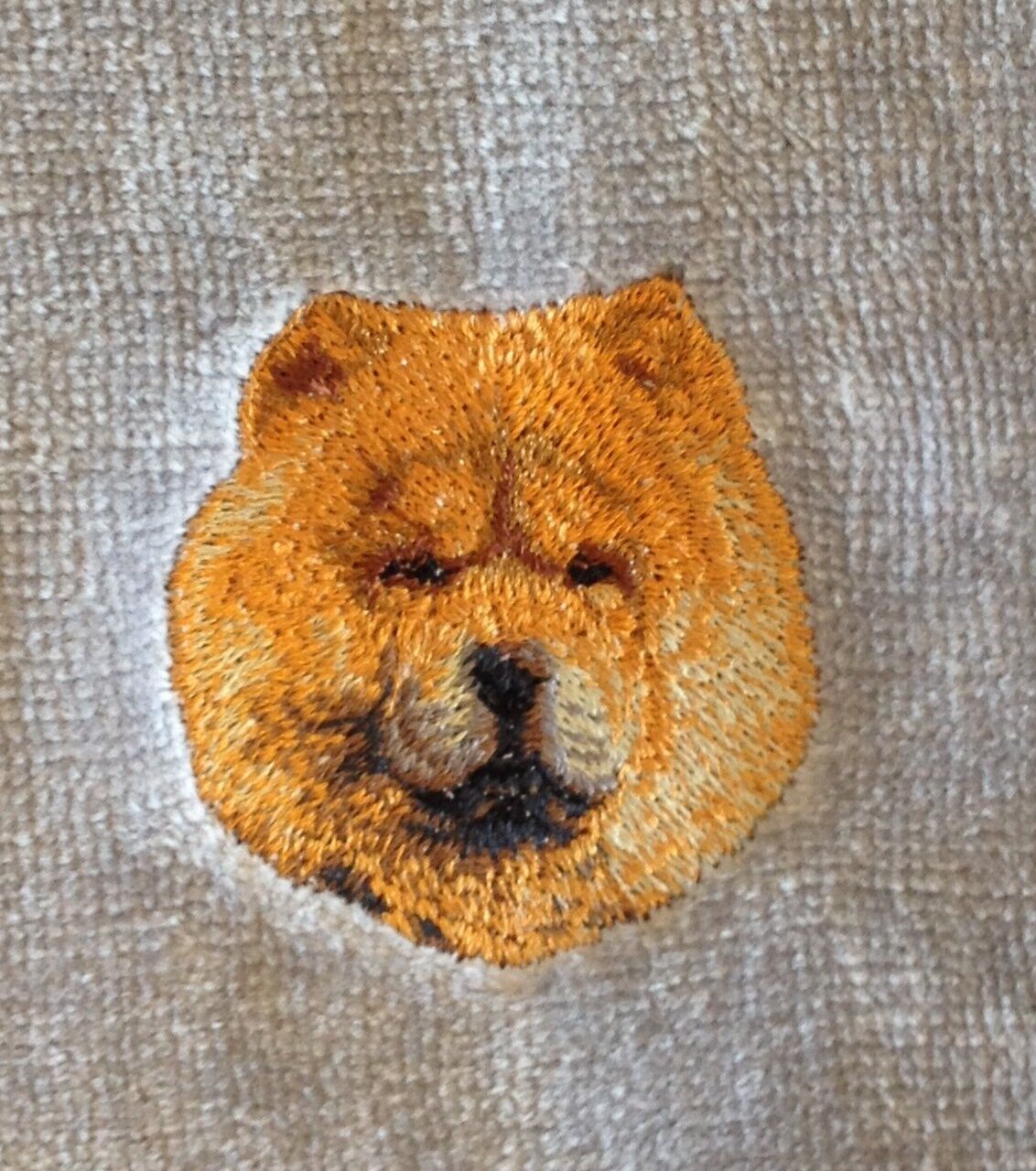 Chow Chow, Hand Towel, Embroidered, Custom, Personalized, Dog