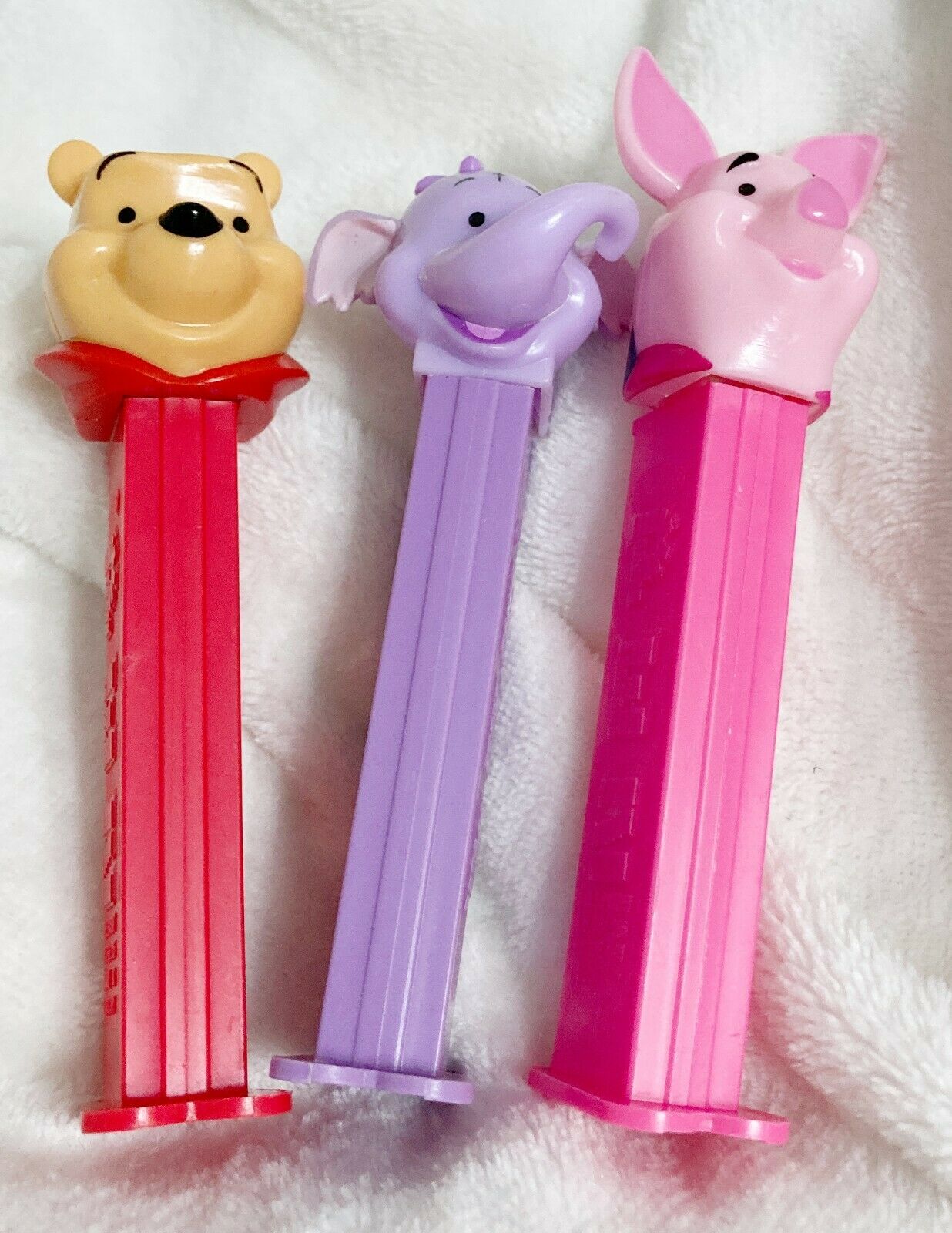 PEZ and Disney, Winnie the Pooh, Piglet and Lumpy Candy Dispensers, Lot of 3