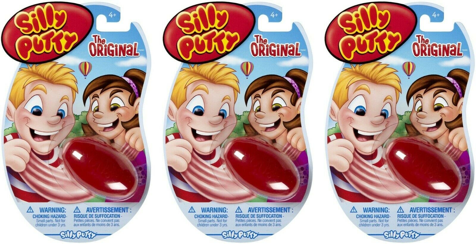 Silly Putty CRY08-0313 3-Pack-Crayola Original, 3 Pack