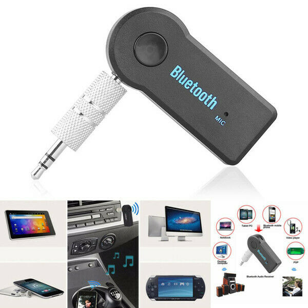 Portable 3.5mm Streaming Car A2dp Wireless Bluetooth Aux Audio Receiver Adapter