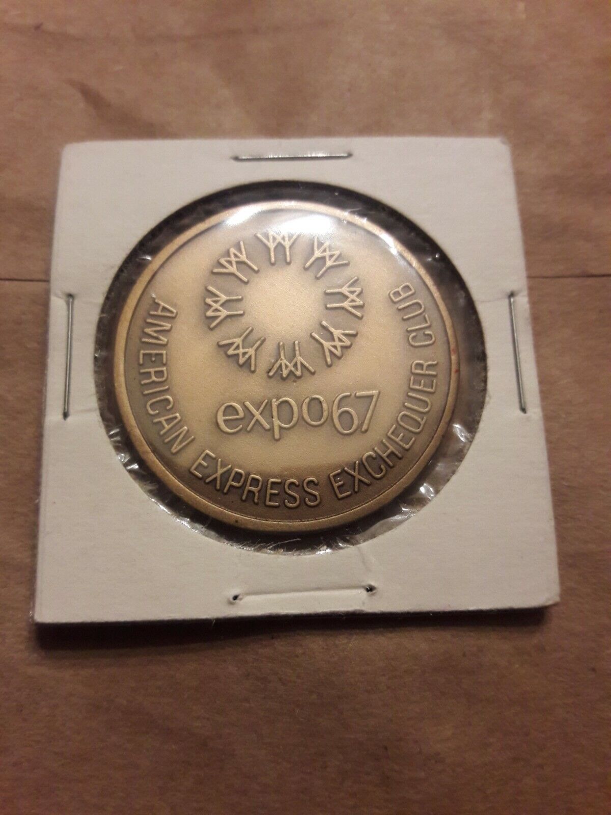 World Fair Medal 1967 Expo 67 Usa Pavilion Medal Coin American Express Exchequer