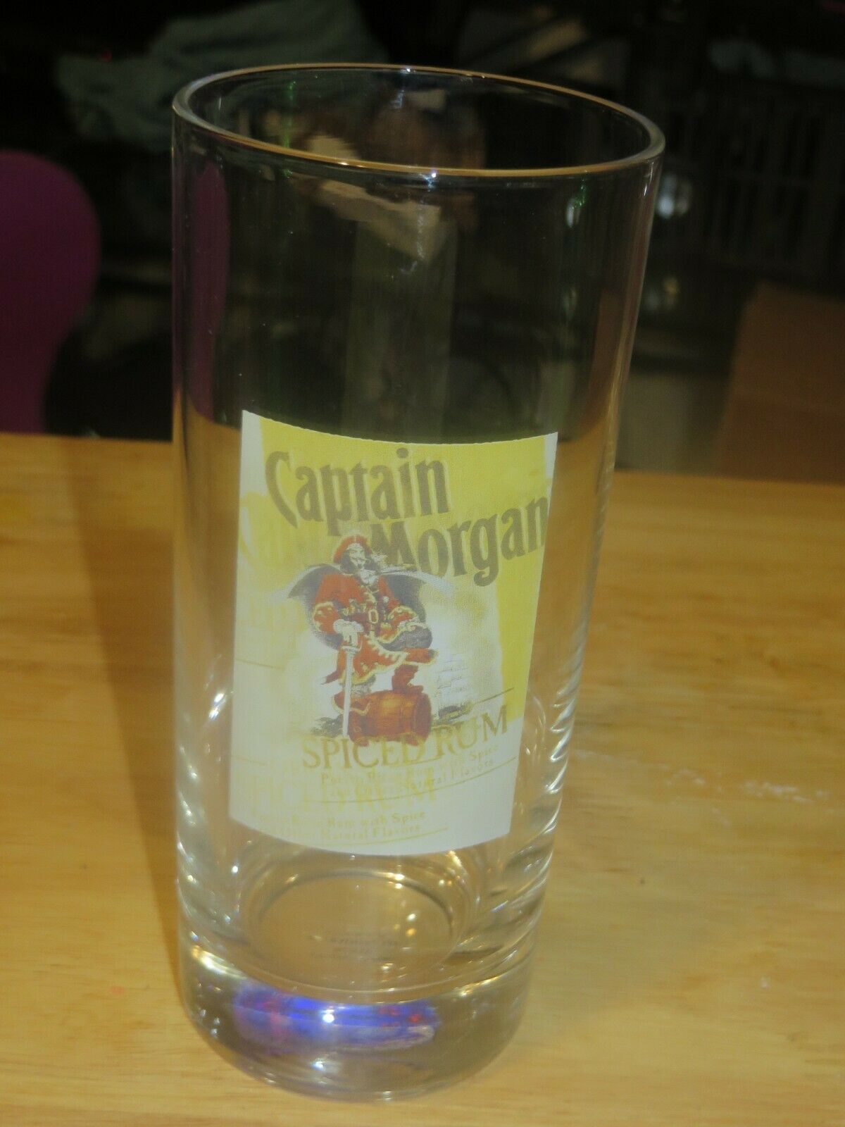 Captain Morgan Spiced Rum Tall Cocktail Glass