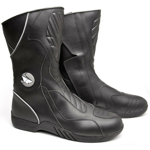 Mens Fly Milepost Sport Touring Streetbike Boots Black Size 7