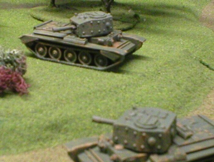 15mm WWII British Cromwell 95mm Close Support platoon (5 vehicles).