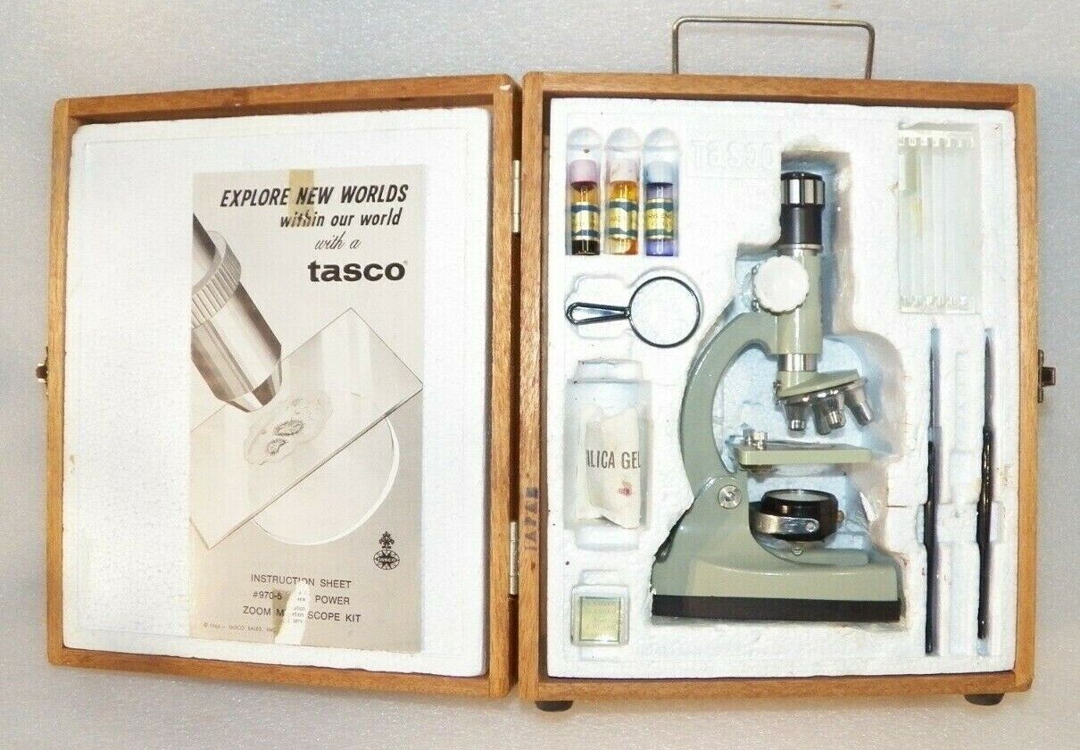 Vintage Tasco Deluxe High Quality Microscope Made In Japan!