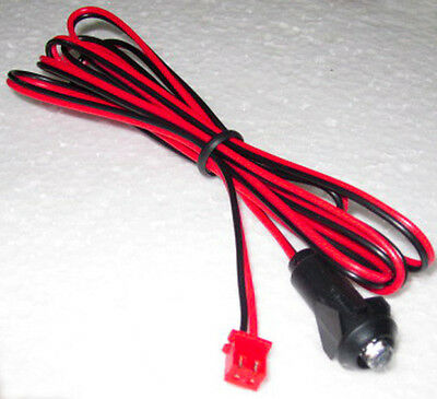 Super Bright Blue Led 3 Volt With 47" Leads And Plug Fits Various Car  Alarms