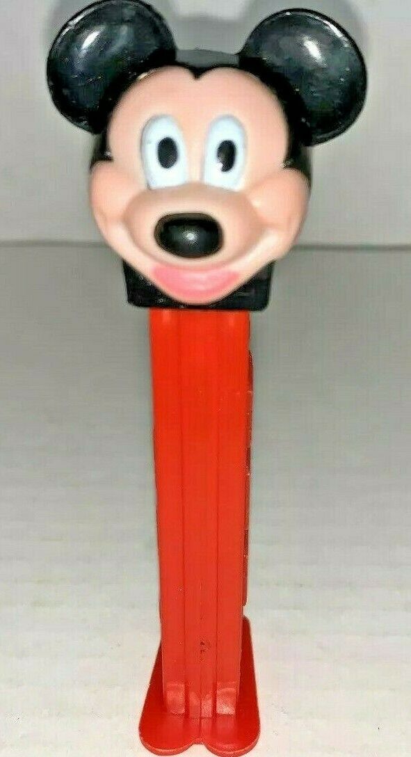 Walt Disney's Mickey Mouse Red Pez Dispenser Made in Hungary US Patent 4.966.305