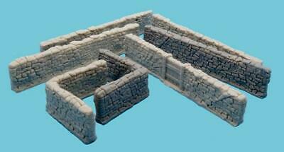 Blue Moon Accessories 15mm High Stone Wall & Gate Pack New