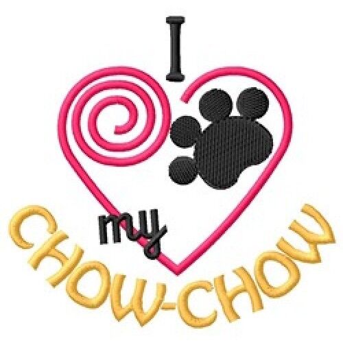 I "heart" My Chow Chow Sweatshirt 1336-2 Sizes S - Xxl