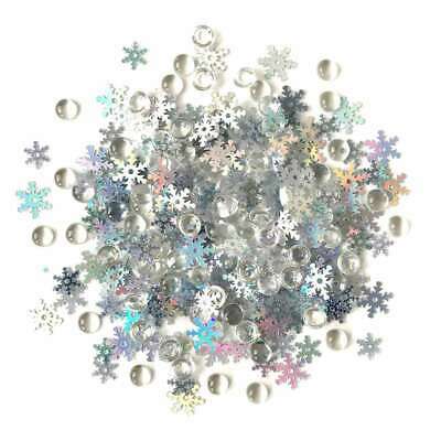Buttons Galore Shimmerz Embellishments 18g Snow Squall 840934075732
